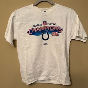 2007 Child size Mediul white Super Bowl tee.